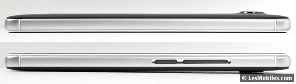 Wiko Ufeel : gauche / droite