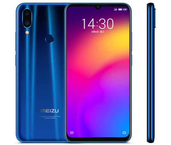 Meizu présente le Meizu Note 9