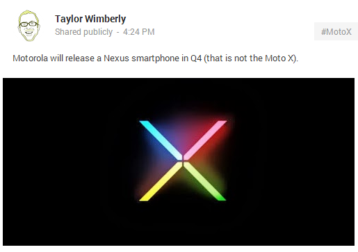 Google aurait pu confier son Nexus 5 à Motorola