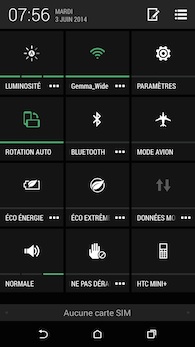 HTC One mini 2 interface