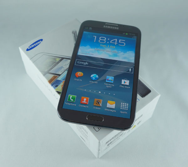 Samsung Galaxy Note 2 boîte
