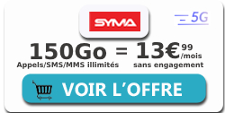 Forfait 5G Syma