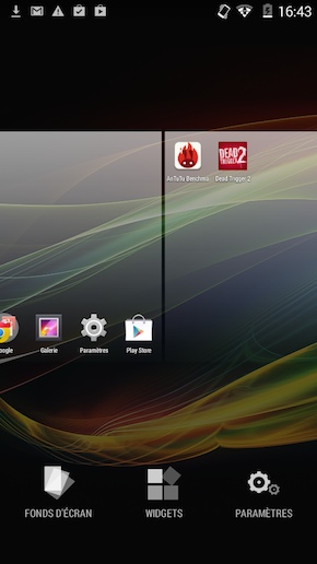 Wiko Slide interface