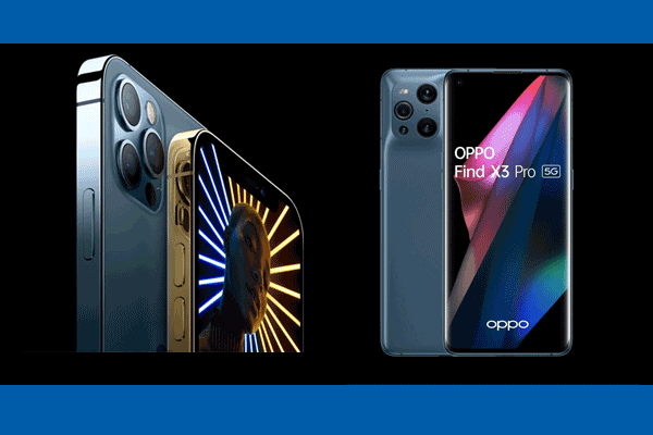 Apple iPhone 12 Pro contre Oppo Find X3 Pro, lequel est le meilleur ?