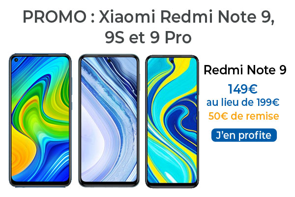 Bon Plan : la série Xiaomi Redmi Note 9 en promo