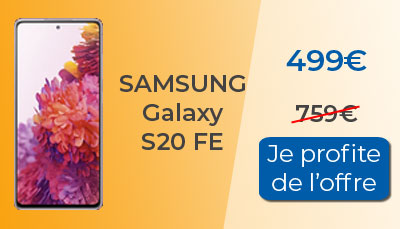 Le Samsung Galaxy S20 FE est en promotion pour le Black Friday