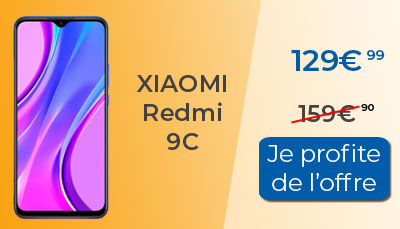 Le Xiaomi Redmi 9C est en promotion à 129?