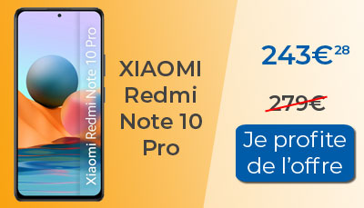Soldes : Xiaomi Redmi Note 10 Pro à 243? chez Amazon