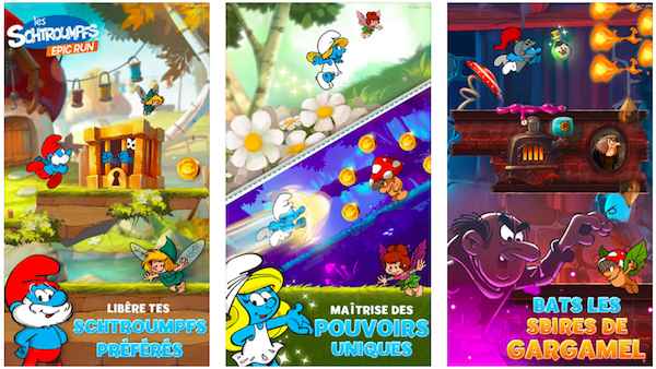 Ubisoft mélange les Schtroumpfs avec Rayman Fiesta Run