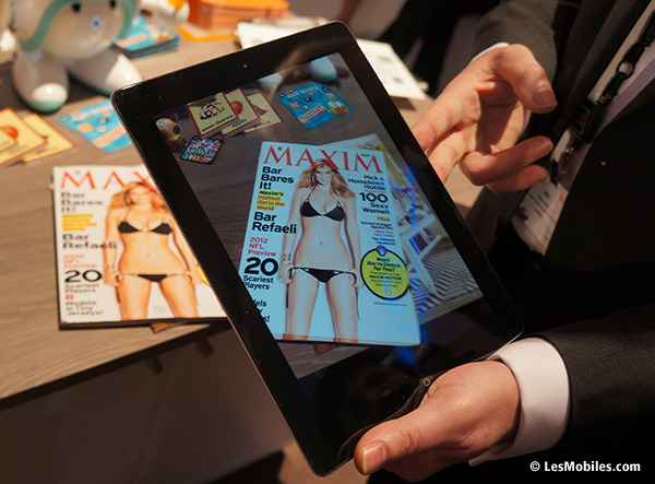 Exemples d'applications de réalitée augmentée utilisant Qualcomm Vuforia