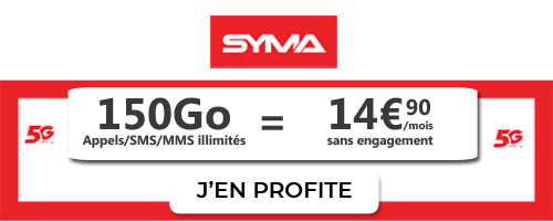Forfait 5G Syma 150Go