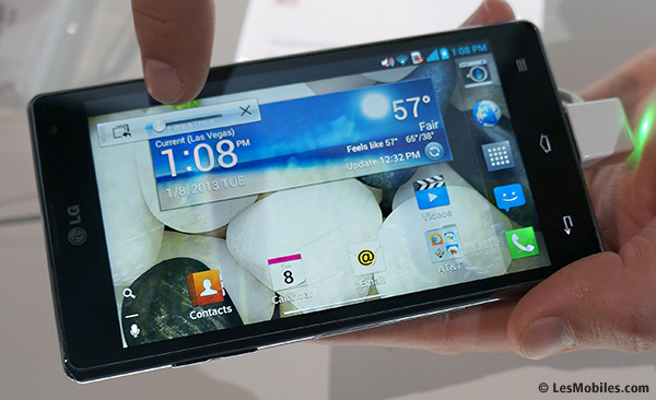 Prise en main du LG Optimus G
