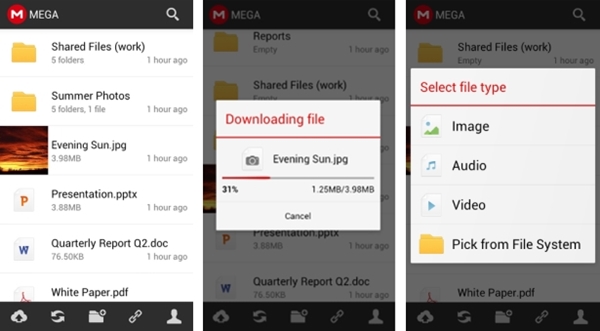 MEGA arrive sur les terminaux BlackBerry, avec une application officielle