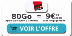 Forfait 80 Go NRJ