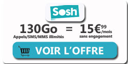 Forfait Sosh 130 Go