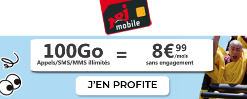 Forfait NRJ Mobile 100Go