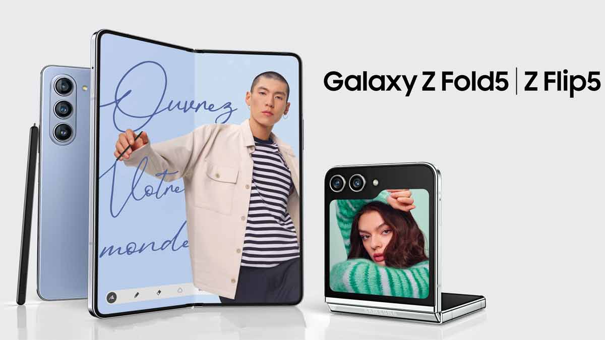 Les Samsung Galaxy Z Fold5 et Galaxy Z Flip5 sont maintenant disponibles, prêts à se plier à toutes vos envies