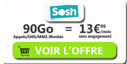 promo forfait SOSH 90Go