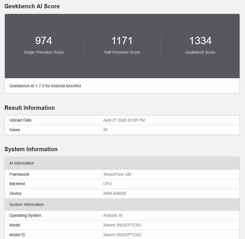 Xiaomi 17T Pro