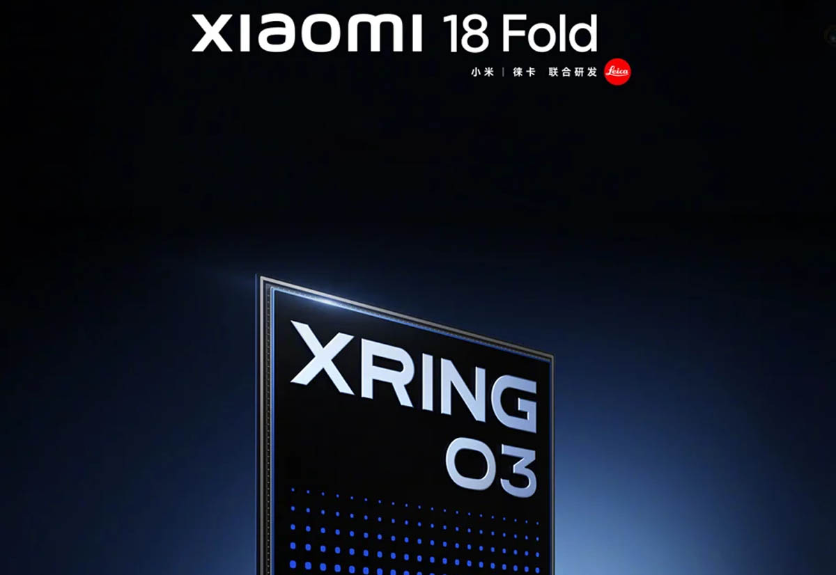 Xiaomi 18 Fold et puce Xring O3