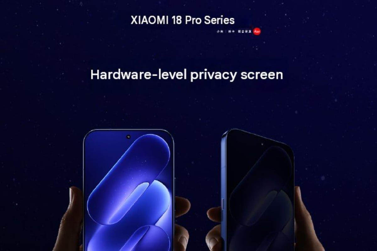 Xiaomi 18 Pro ecran confidentialite