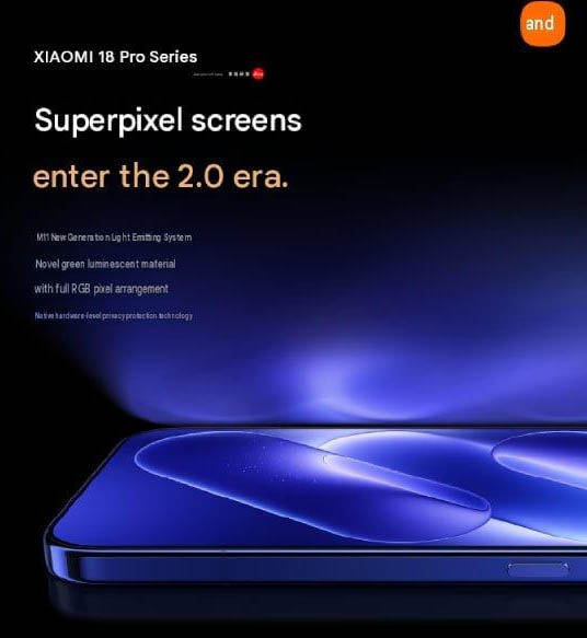 Xiaomi 18 Pro écran super pixel 2_0