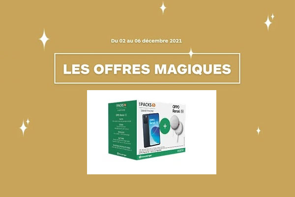 Offrez le pack Oppo Reno6 + Google Nest Mini à prix mini à Noël !