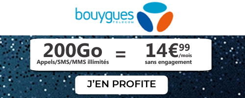 promo Bouygues Telecom 200Go
