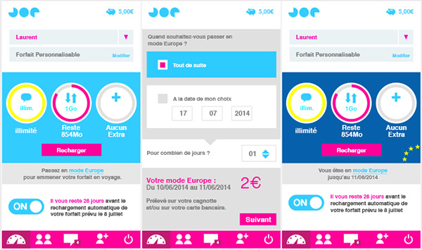 Joe Mobile : le Mode Europe depuis le Cockpit