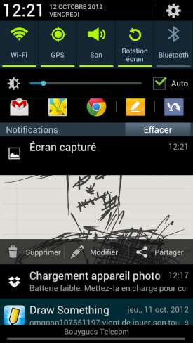 Samsung Galaxy Note 2 : Notifications