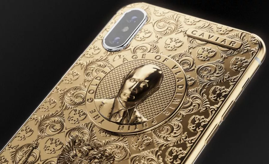 Un smartphone à l'effigie de Vladimir Poutine