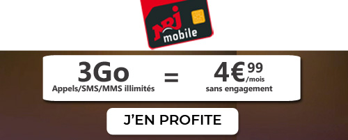 promo nrj 3go