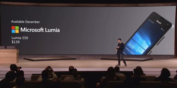 Microsoft annonce le Lumia 550, avec Windows 10 et compatibilité 4G