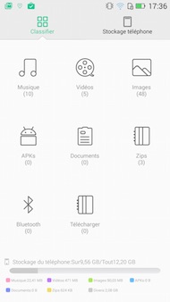 Hisense H910 interface