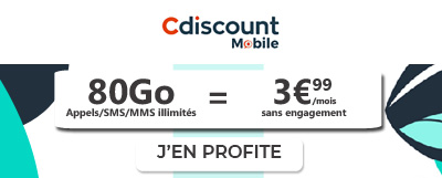 forfait 80Go Cdiscount