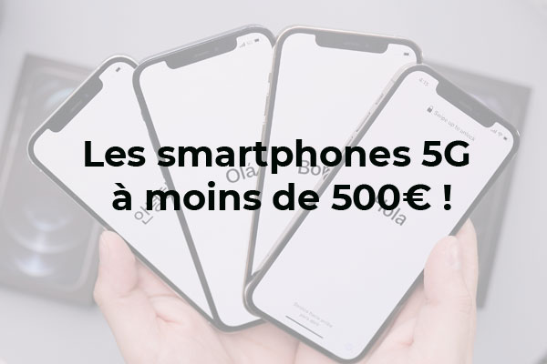 Quel est le meilleur Smartphone 5G à moins de 500€ ? Honor 50, Oppo Reno 6, Google Pixel 4a 5G ou Galaxy A52s