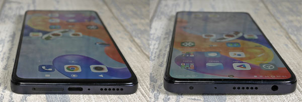 Connectique du Xiaomi Redmi Note 11 Pro 5G