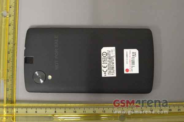 Photos de la FCC présentant le Nexus 5