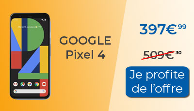 Le Google Pixel 4 est en promotion chez Fnac