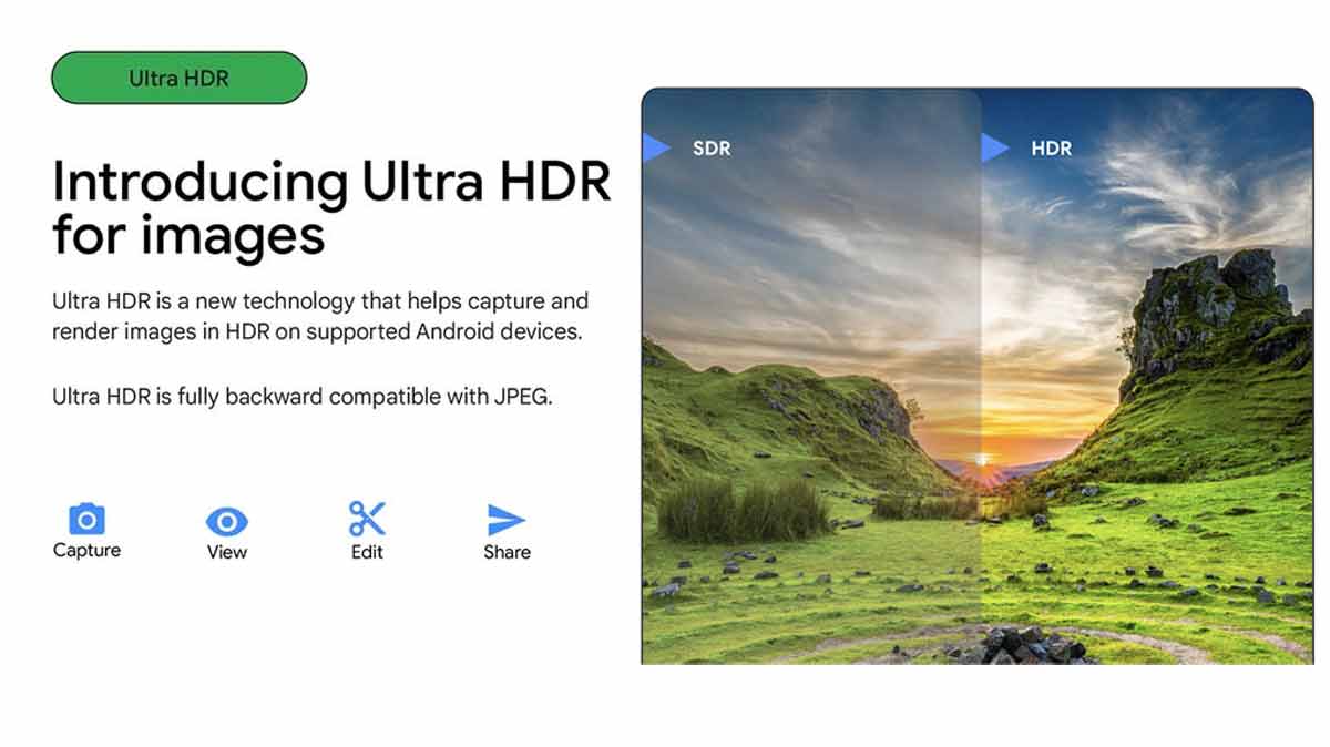La fonction Ultra HDR prévue avec Android 14 limitée à certains mobiles et quelques Samsung Galaxy