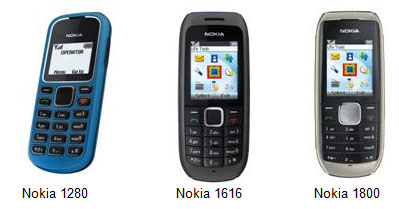 Nokia dévoile 5 mobiles d'entrée de gamme