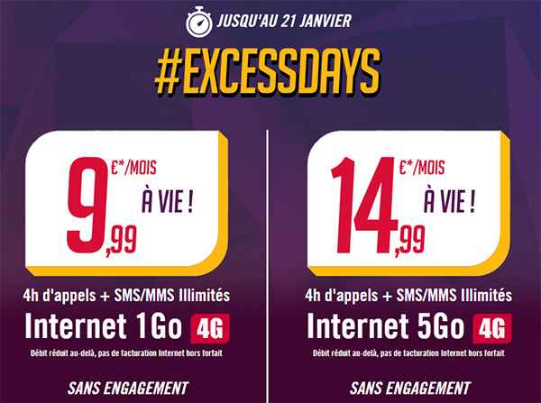 Virgin Mobile brade deux forfaits 4G à partir de 9,99 euros