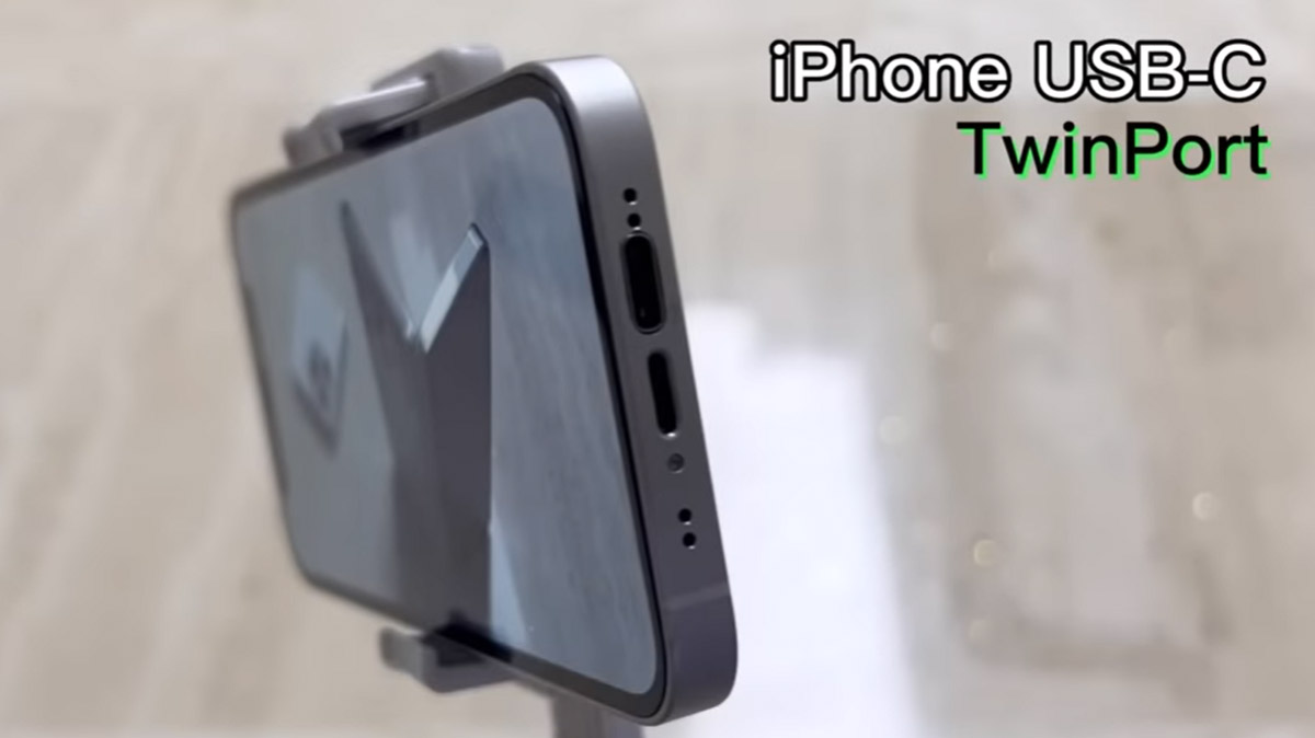 Il fabrique un iPhone avec une prise USB-C et une autre Lightning, vidéo à l’appui