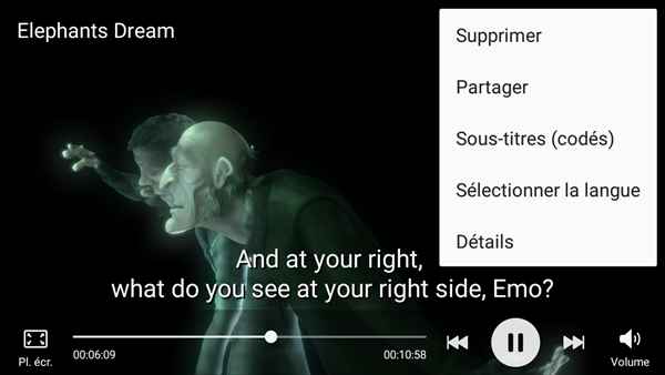 Samsung Galaxy J5 : lecteur vidéo