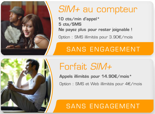 SIM+ s'aligne sur les forfaits illimités de Zero Forfait pour contrer Free Mobile