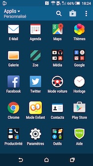 HTC One M9 interface