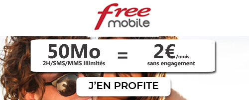 Forfait Free 2 euros