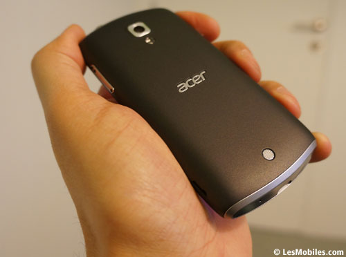 prise en main acer liquid glow android 4.0 ICS entrée de gamme