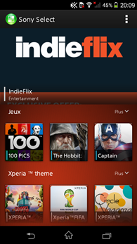 Sony Xperia M2 : Sony Select