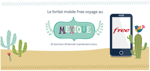 Free Mobile ajoute le roaming data depuis la Suisse et le Mexique